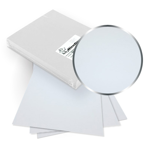 White Twill 8.5 x 11 Letter Size Binding Covers - 50pk (MYTW8.5X11WH) Image 1