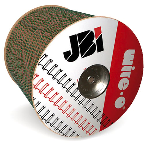 James Burn Wire-O 7/16" Green 3:1 Pitch Double Loop Ring Wire Spool (32000 Loops) (91JB716SPLGN) Image 1