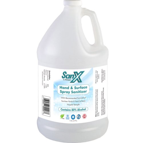 X-Stamper 1 Gallon Hand and Surface Sanitizer - 4 Bottles (HSS89006) Image 1