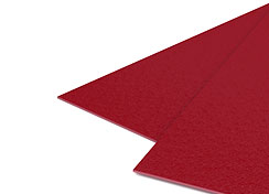 16mil Red Sand Poly Binding Covers