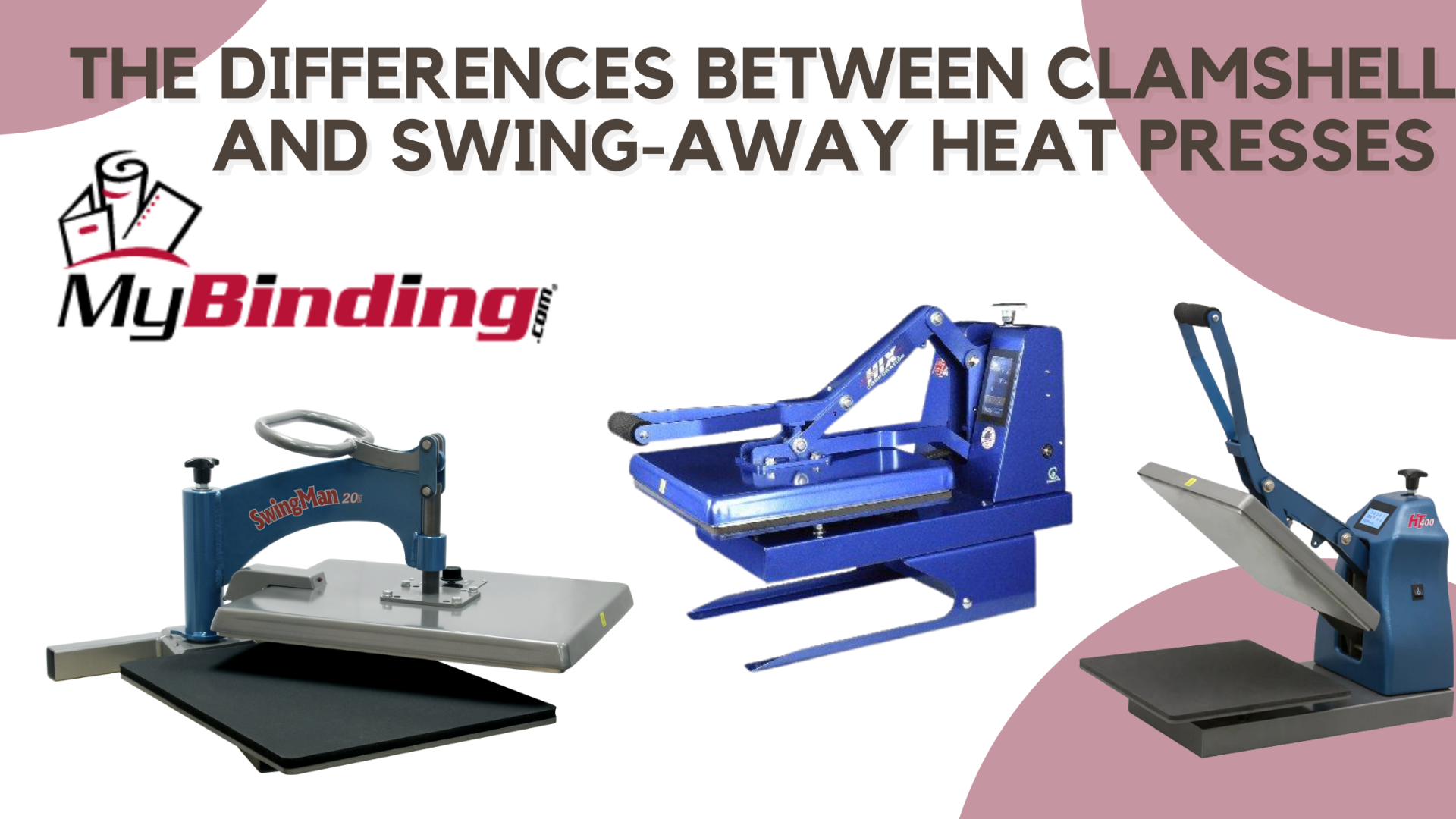 Differences between Clamshell and Swing Away Heat Presses